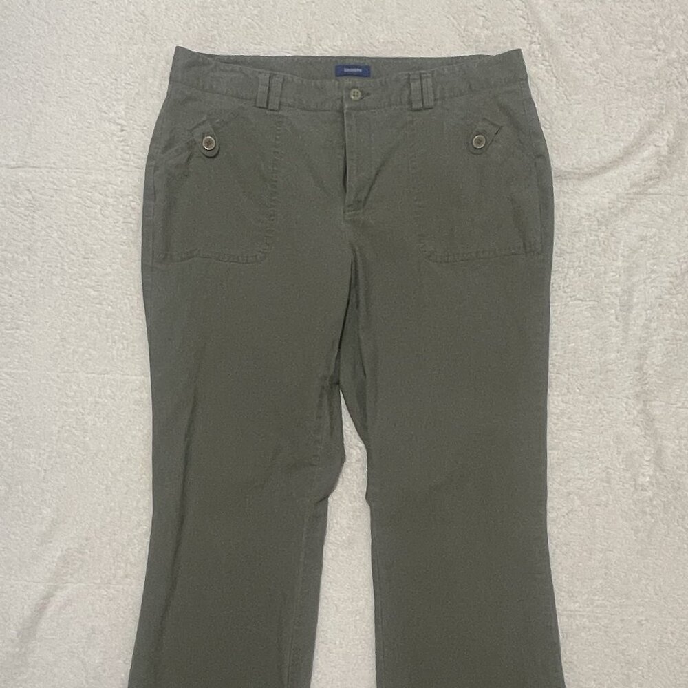 Womens Dockers Army Green Cargo - 12